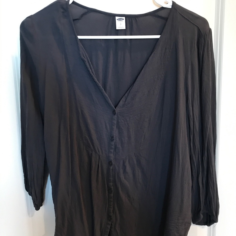 Charcoal blouse